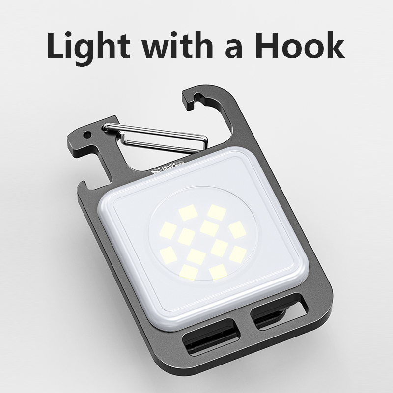 Smiling Shark Luce Portatile Per Selfie Con Clip E Attacco Cold Shoe – USB Ricaricabile, CRI 95+, 3 Colori E Luminosità Regolabile Per Foto E Vlog